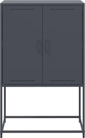 vidaXL Ντουλάπι Ανθρακί 68,5x38,5x107 εκ. από Ατσάλι