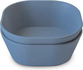Μπολ (Σετ 2τμχ) Mushie Twilight Blue 66-102132