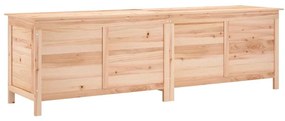 vidaXL Μπαούλο Αποθήκευσης Κήπου 198,5x50x56,5εκ από Μασίφ Ξύλο Ελάτης