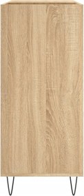 vidaXL Δισκοθήκη Sonoma Δρυς 84,5 x 38 x 89 εκ. από Επεξεργασμένο Ξύλο