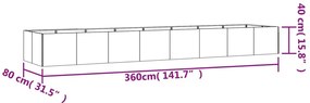 ΖΑΡΝΤΙΝΙΕΡΑ 360 X 80 X 40 ΕΚ. ΑΠΟ ΑΤΣΑΛΙ ΣΚΛΗΡΥΘΕΝ ΣΤΟΝ ΑΕΡΑ 824535