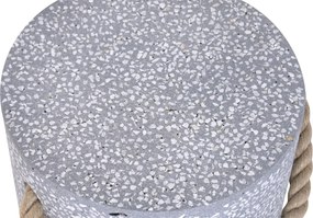 Βοηθητικό Τραπέζι Home ESPRIT Γκρι 40 x 40 x 45 cm