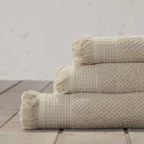 Πετσέτα Dorinda Beige Nima Σώματος 90x150cm 100% Cotton
