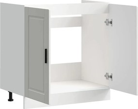 vidaXL Ντουλάπι βάσης νεροχύτη Porto Λευκό 80x46x81,5 cm