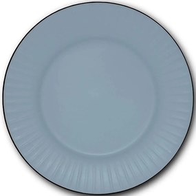 Πιάτο Γλυκού Penelope 10-017-002 Φ20x2cm Blue Nava Πηλός