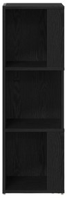 vidaXL Γωνιακό Ντουλάπι Μαύρο Δρυς 33x33x100 cm Επεξεργασμένο Ξύλο