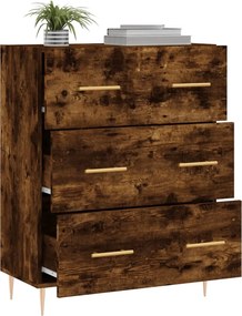 vidaXL Ντουλάπι Καπνιστή Δρυς 69,5 x 34 x 90 εκ. Επεξεργασμένο Ξύλο