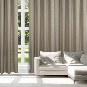 Κουρτίνα (140x270) Με Τρουκς Das Home 2243 Brown