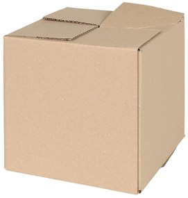 vidaXL Πτυσσόμενο Κουτί 50 pcs Καφέ 20 x 20 x 20 εκ. Χαρτόνι