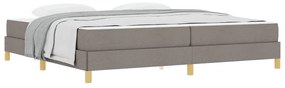 vidaXL Κρεβάτι με ελατήρια Ταμπά, Καφέ 200 x 200 cm