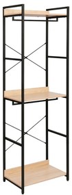Liberta XENIA ΝΤΟΥΛΑΠΑ ΦΥΣΙΚΟ ΜΑΥΡΟ 60x40xH200cm 60x40xH200cm 18-0017
