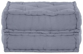 vidaXL Μοντέρνος Πουφ Γκρι 70x70x36 Ύφασμα