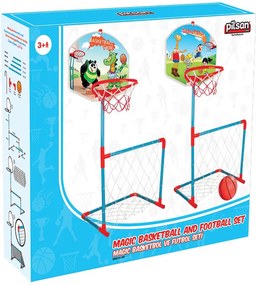 Pilsan 03392 Magic basketball and football set