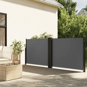 vidaXL Σκίαστρο Πλαϊνό Συρόμενο Ανθρακί 100 x 600 εκ.