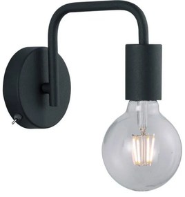 Απλίκα Φωτιστικό Τοίχου Μαύρο Diallo 208070132 Trio Lighting-208070132-Μαύρο 208070132