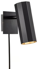 Φωτιστικό Τοίχου Alanis 2213441003 Φ6x12x15cm Gu10 15W Black Nordlux