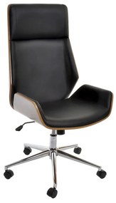 Καρέκλα Γραφείου DKD Home Decor Καφέ Μαύρο