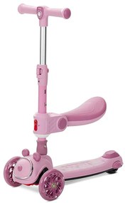 Πατίνι Scooter Swiftie Τρίτροχο Αναδιπλούμενο με Κάθισμα  Pink  10390220003 Lorelli