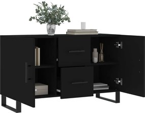vidaXL Ντουλάπι Μαύρο 100x36x60 εκ. από Επεξεργασμένο Ξύλο