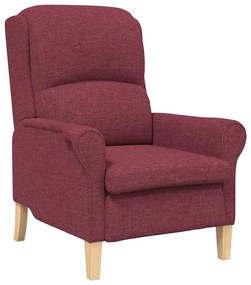 vidaXL Πολυθρόνα Μπορντό 76 x 94 x 102 εκ. ύφασμα