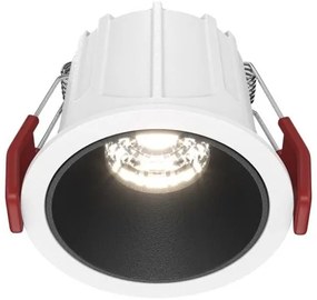 Χωνευτό Σποτ Οροφής Alfa LED 10W 4000K Μαύρο-Λευκό DL043-01-10W4K-D-RD-WB MAYTONI-DL043-01-10W4K-D-RD-WB-Μαύρο-Λευκό DL043-01-10W4K-D-RD-WB