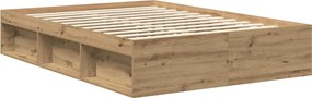 vidaXL Πλαίσιο κρεβατιού χωρίς στρώμα 120x190 εκ. Επεξεργασμένο Ξύλο