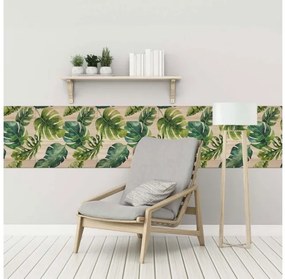 Μαλακά Πλακάκια προστασίας τοίχων Wood Tropical 54758 Ango-54758-Πράσινο 54758