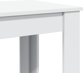 vidaXL Τραπέζι Μπαρ Λευκό 51x50x103,5 εκ. Επεξ. Ξύλο