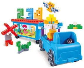 Hape PolyM Σετ Κατασκευών Παίζω &amp; Μετράω Tow Truck 114Τμχ