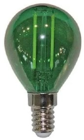 Λαμπτήρας LED E14 COG 2W Σφαιρική Lumen Adeleq-13-14025-Πράσινο 13-14025