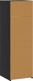 vidaXL Highboard Μαύρη Δρυς 40 x 41 x 124 εκ Επεξεργασμένο Ξύλο