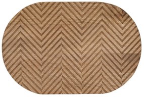 Βοηθητικό Τραπέζι 60 x 39,5 x 60 cm Φυσικό Μαύρο Μέταλλο Ξύλο (x2)