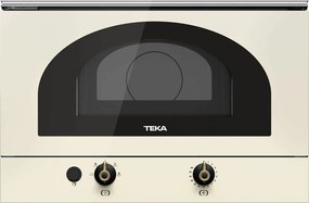 Teka MWR 22 BI Vanilla Brass Εντοιχιζόμενος Φούρνος Μικροκυμάτων 22lt Μπεζ