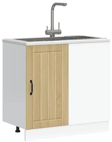 Κάτω ντουλάπι κουζίνας "Lucca" Sonoma Oak Engineered Wood