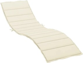 vidaXL Μαξιλάρια ξαπλώστρας Ύφασμα Oxford (100% πολυεστέρας) Κρεμ