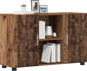 vidaXL Πλαϊνό γραφείο FLORIN 88,5 x 30,5 x 55,5 εκ Παλιό ξύλο
