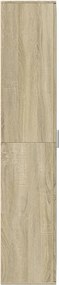 vidaXL Ντουλάπι Sonoma Δρυς 70x35x180 εκ. από Επεξεργασμένο Ξύλο