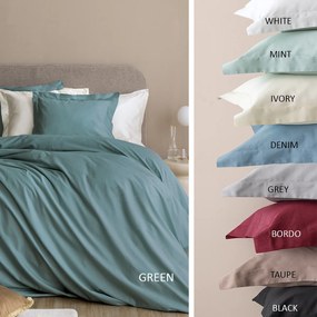 Ζεύγος Μαξιλαροθήκες Oxford (52x75) Palamaiki Posh Sateen Λευκό