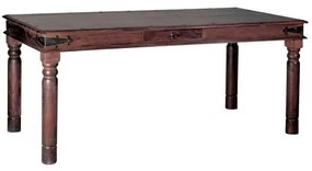 Τραπέζι Ostia 175x90x76cm Καρυδί