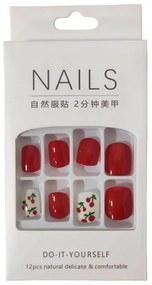 Αυτοκόλλητα νύχια σε διάφορα σχέδια - Press-on fake nails