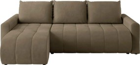 Γωνιακός Καναπές Olidow-Καφέ