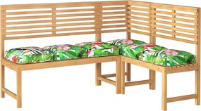 vidaXL Μαξιλάρι Floral 6 pcs Πολύχρωμο 40 x 40 x 8 εκ. Ύφασμα Όξφορντ