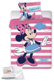Πάπλωμα Βρεφικό Με Παπλωματοθήκη (Σετ 4τμχ) Disney Minnie 580 Multi DimCol 100x135cm 100% Cotton
