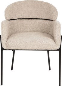 ΠΟΛΥΘΡΟΝΑ WOLF HM8583.02 ΕΚΡΟΥ ΥΦΑΣΜΑ ΜΠΟΥΚΛΕ ΜΕ ΜΕΤΑΛΛΙΚΑ ΠΟΔΙΑ 56x62x80Yεκ.