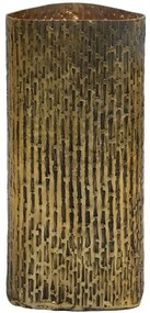 Βάζο Μεταλλικό 939-124-044 15x14x33cm Antique Gold Metal