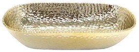Διακοσμητική Πιατέλα Κεραμική Χρυσή Art Et Lumiere 37,5x16,5x7εκ. 10811