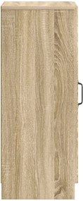 vidaXL Πλαϊνό γραφείο Sonoma Δρυς 33 x 34,5 x 87 εκ.