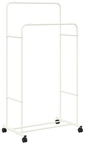 vidaXL Ράφι Ρούχων Μονόχρωμο Λευκό