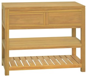 vidaXL Έπιπλο Μπάνιου 90 x 45 x 75 εκ. από Μασίφ Ξύλο Teak