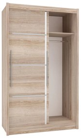 ΝΤΟΥΛΑΠΑ ΔΙΦΥΛΛΗ ILONA SONOMA 130X61X215ΕΚ MDF